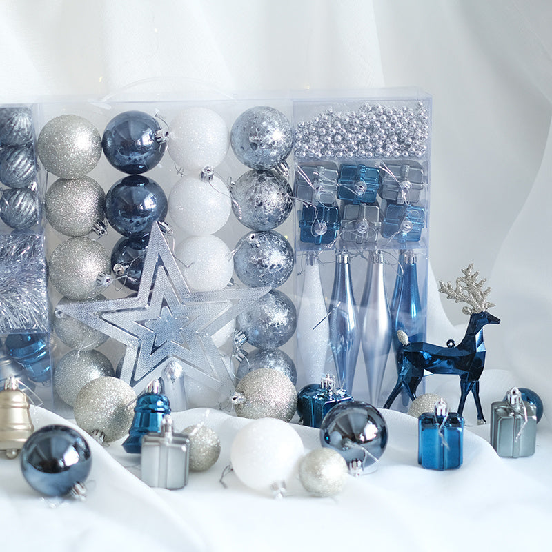 Deep Sea Blue Creative Design Christmas Decoration Ball