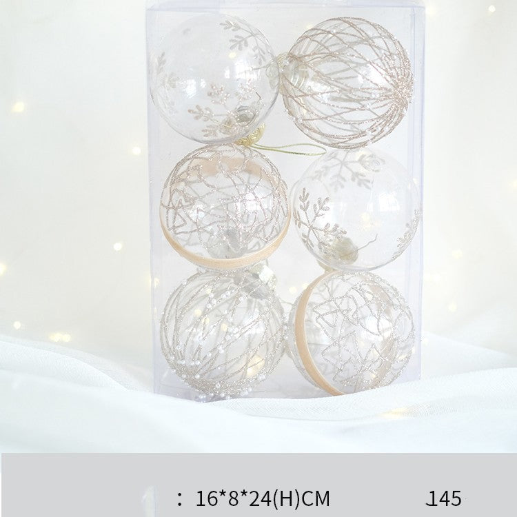 Dreamy Champagne Color Gold Retro Coffee Christmas Ball