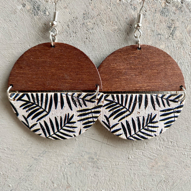 Half Round Ear Fashion Boho Earrings