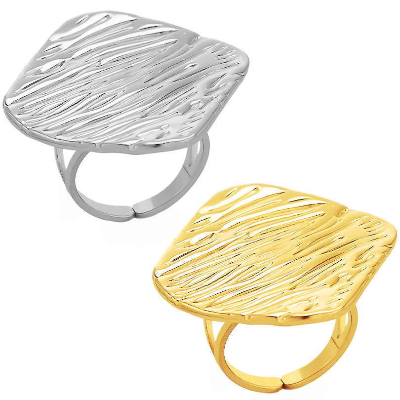 304 Stainless Steel European And American New Ring Women