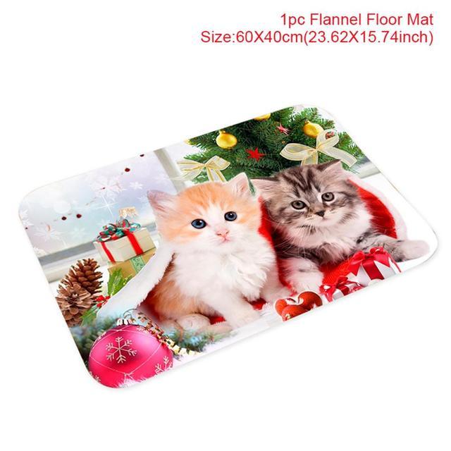 Santa Claus Christmas Mat Outdoor Carpet