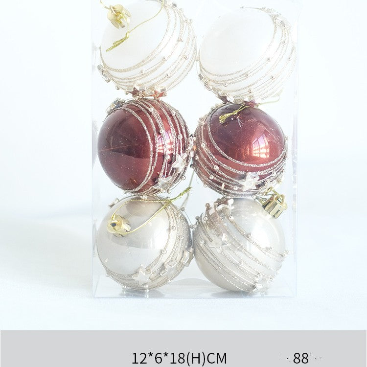 Dreamy Champagne Color Gold Retro Coffee Christmas Ball