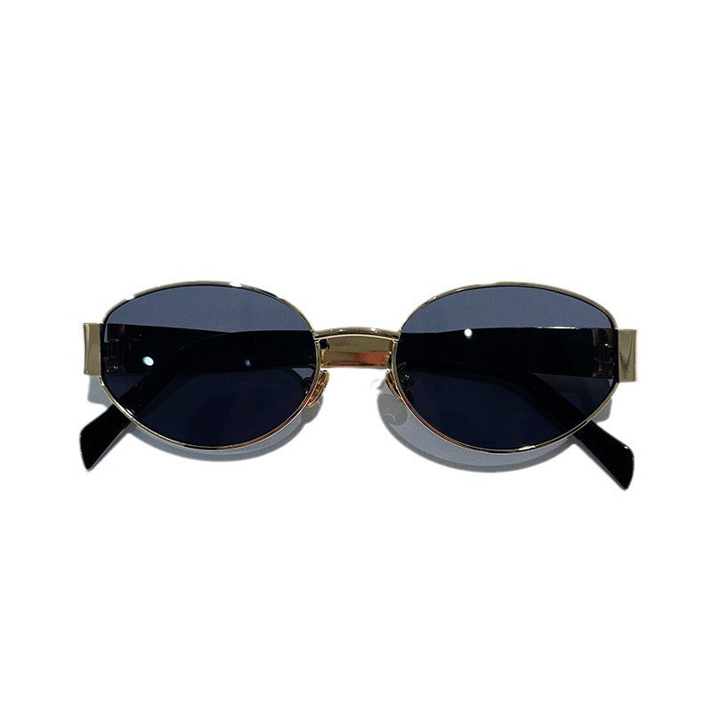New Retro Oval Frame Glasses