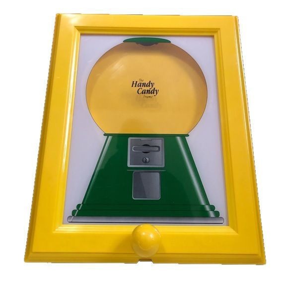 Candy Dispenser Photo Frame Square Plastic