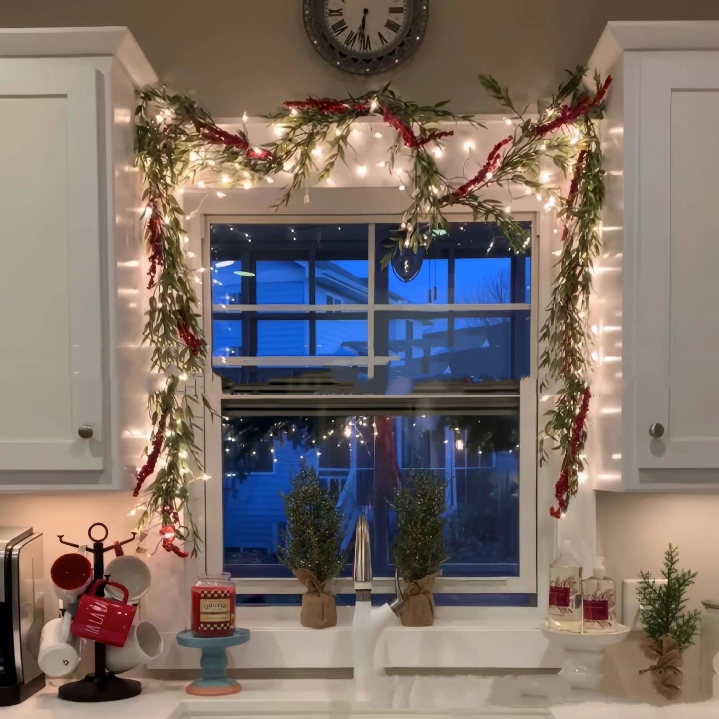 Glitter Charm Valance Window Sill Decoration Garland