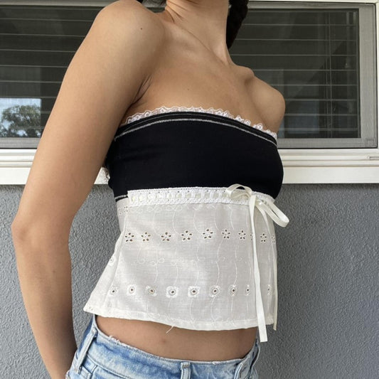 Spring New Women's Clothing Fashion Bandeau Off-shoulder Slim-fit Tank Top